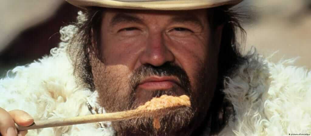 Bud Spencer as we know him from many funny western movies