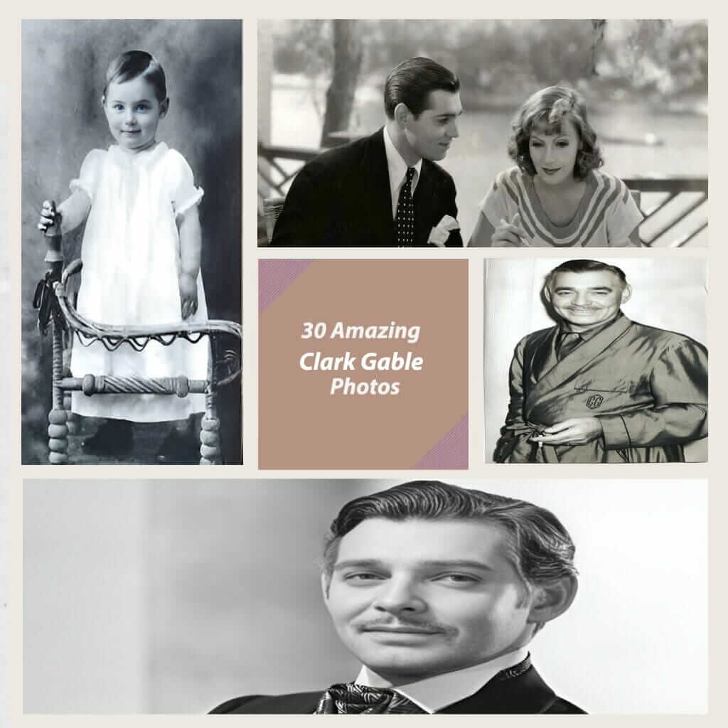 30 Amazing and Rare Photos of Clark Gable