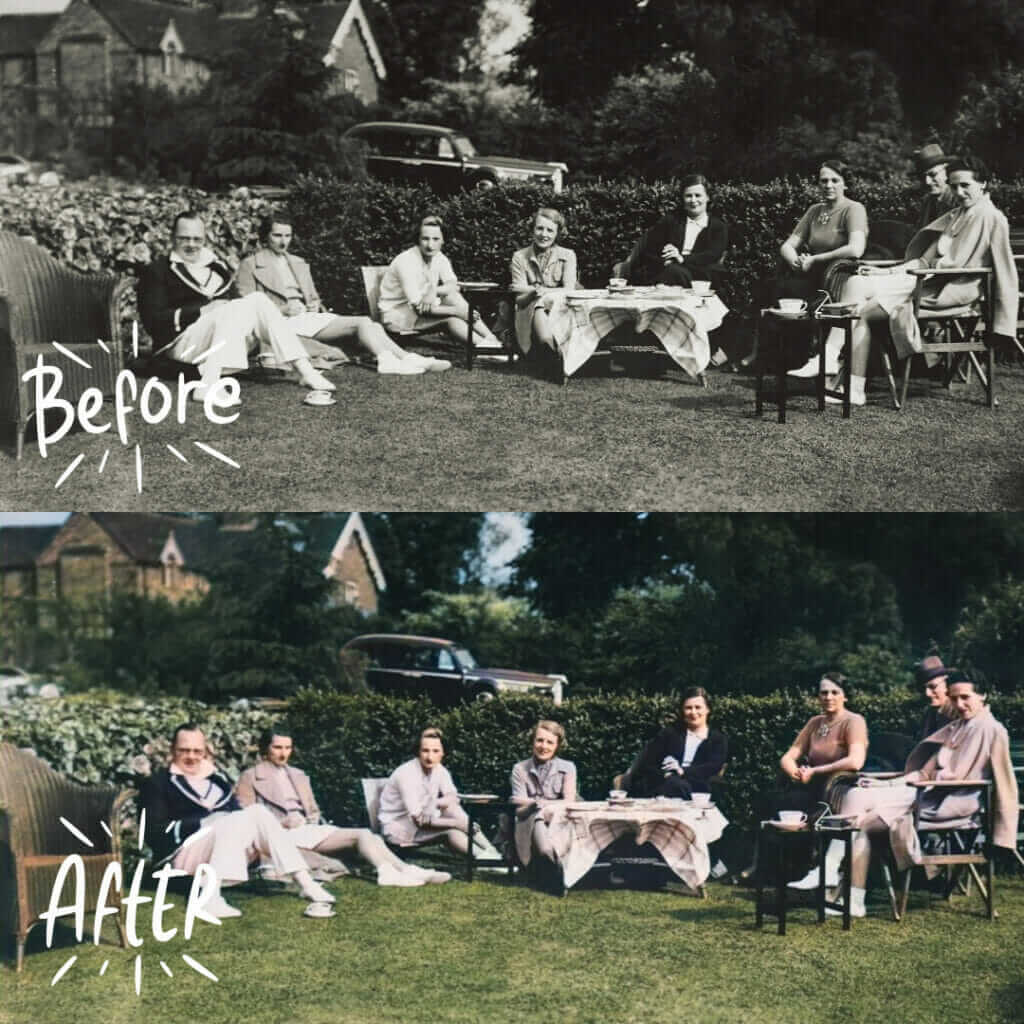 How to colorize black and white photos with Face26