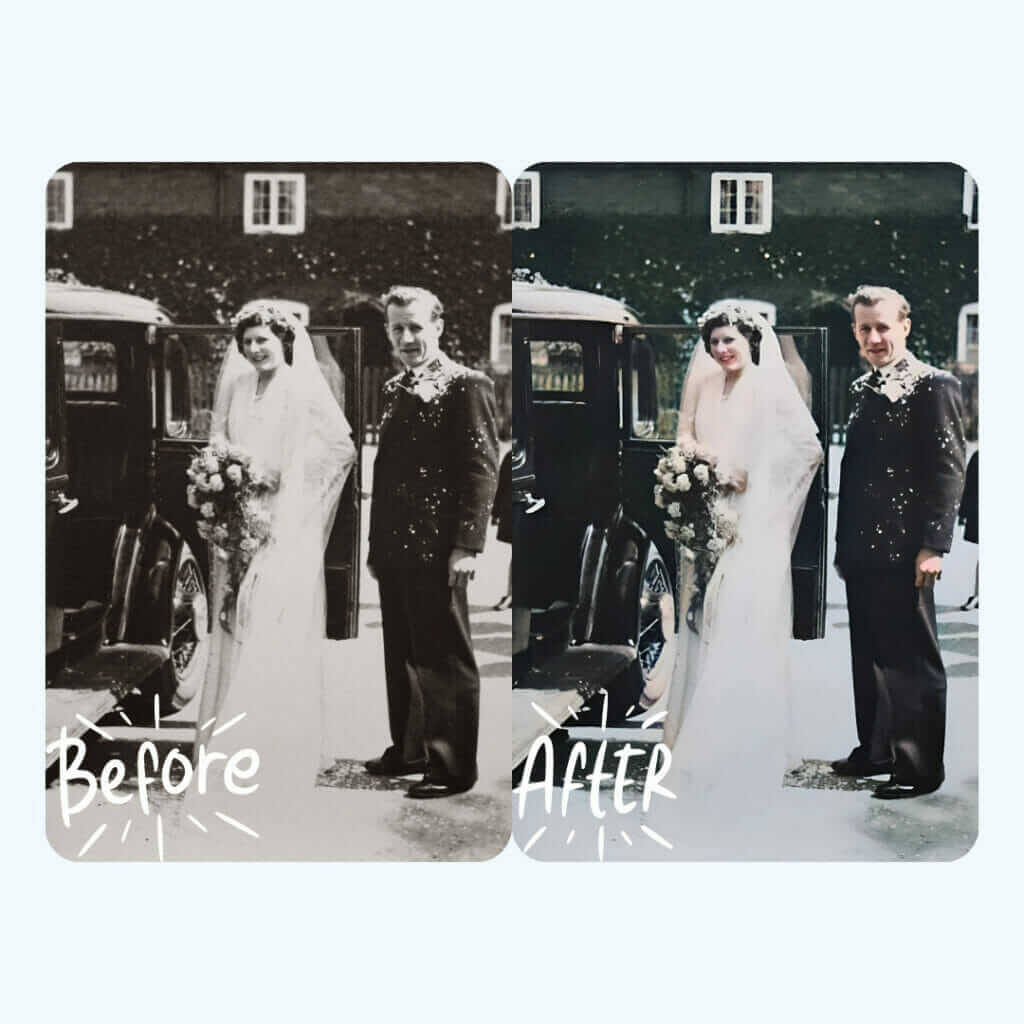Automatically colorize black and white photos with Face26