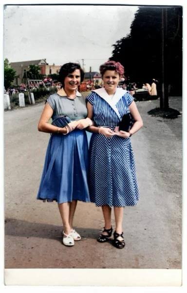 Photo restoration completed and new colorized photo restored