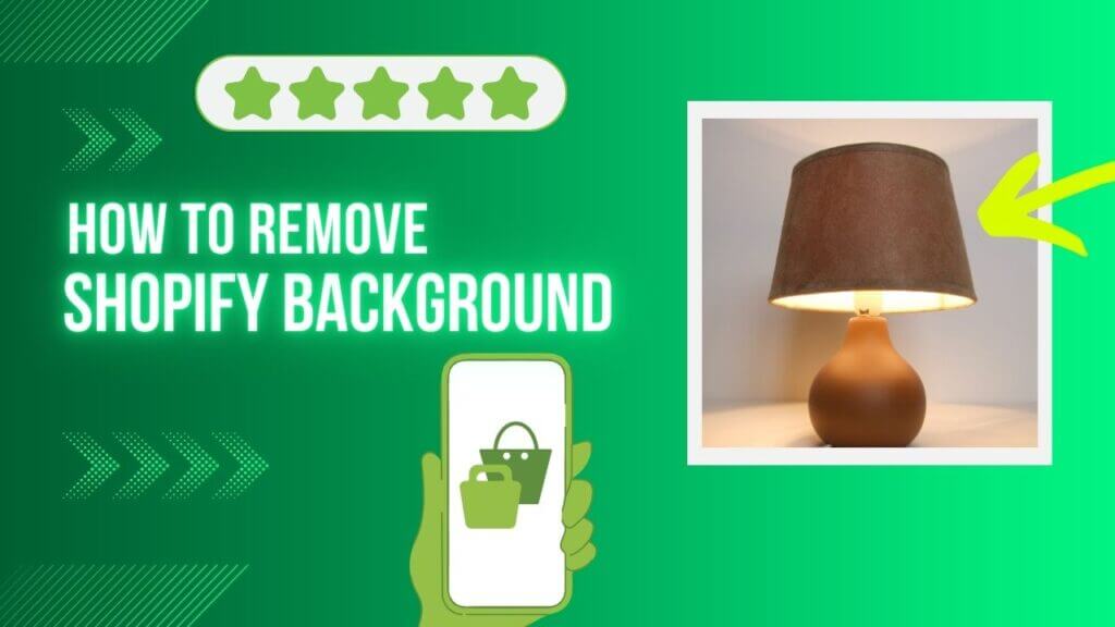 how to remove shopify background