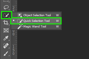 quick selection tool